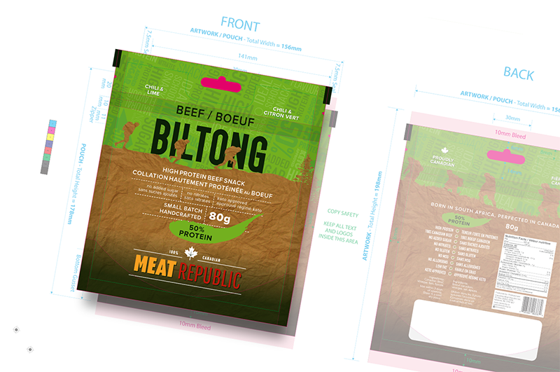 packaging - meat republic biltong chili lime