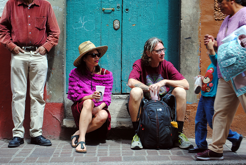 Weary travellers, Guanajuato