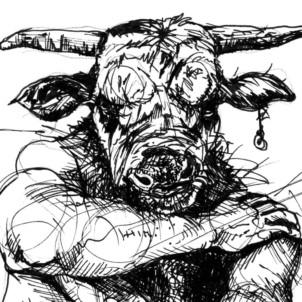 Mythical Character Illustration