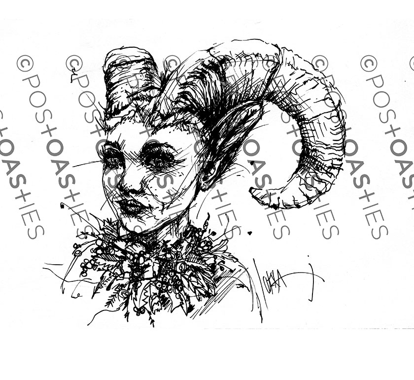 Queen Mab Character Illustration