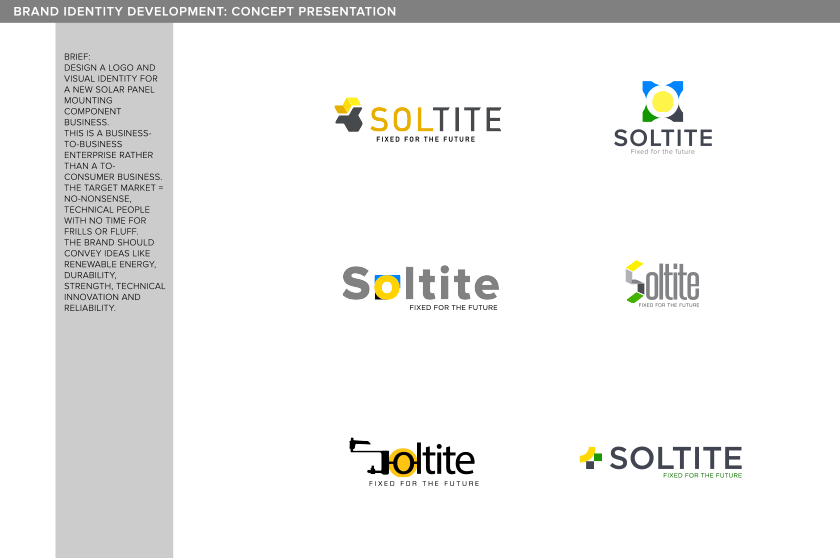 solar power logo concepts