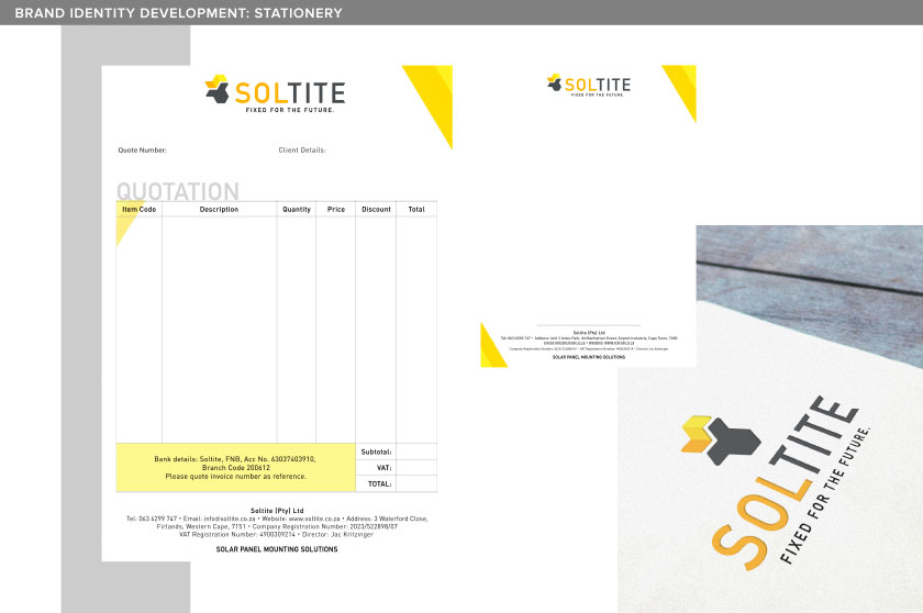 Soltite Solar Power Company Branding