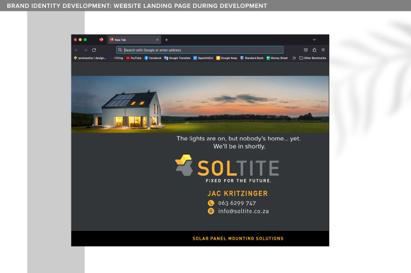 Solar Panel Landing Page