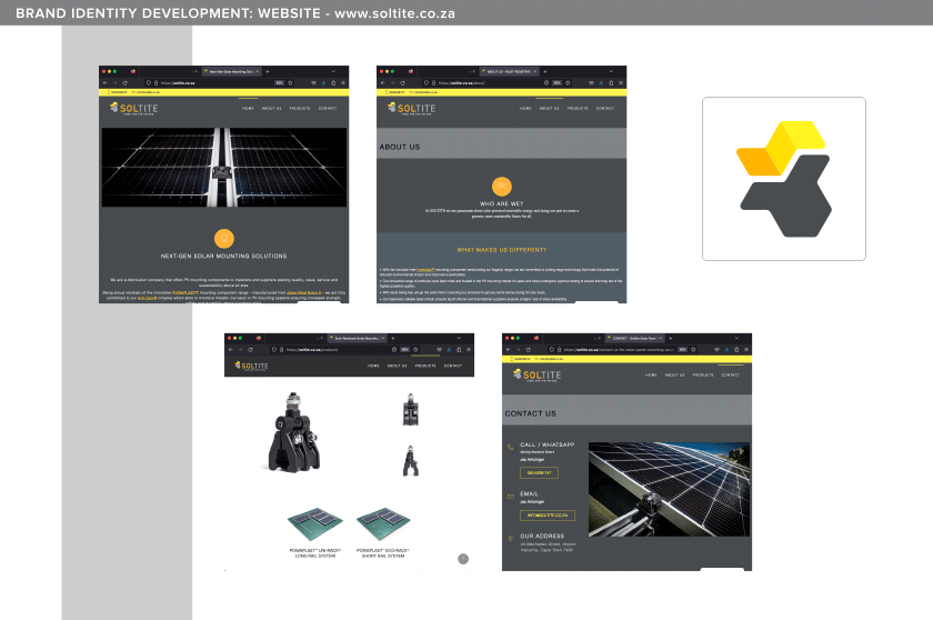 Solar Panel Website Development